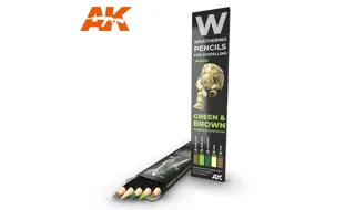 Ak : Green & Brown │ Crayon de Weathering