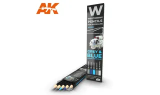 Ak :  Grey & Blue │ Crayon de Weathering