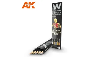 Ak : Metallic Effects Set│ Crayon de Weathering
