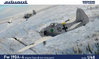 Eduard : Fw 190A-4 w/ engine flaps & 2-gun wings 
