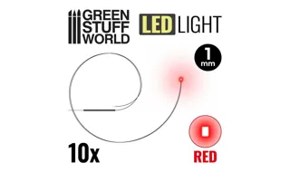 Green Stuff : Leds 1mm - Rouge (10pcs)