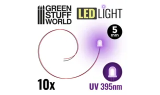 Green Stuff : Leds 5mm - UV/ 395nm (10pcs)