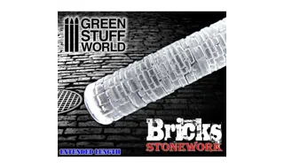 Green Stuff : Rouleaux texturés - Mur de Brique