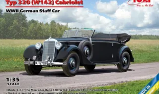 ICM : Typ 320 (W142) Cabriolet │ WWII German Staff Car