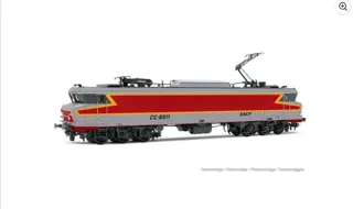 Jouef : Locomotive électrique CC6511 argent Logo Mistral 