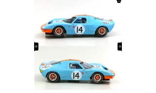 Le Mans Miniatures : Mirage M1 Gulf n°14 Le Mans 1967 David Piper & Richard Thompson 