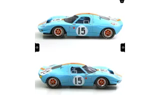 Le Mans Miniatures : Mirage M1 Gulf n°15 Le Mans 1967 Jacky Ickx & Brian Muir