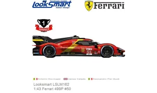 Looksmart : Ferrari 499P N°51 Ferrari AF corse Winner 24h Le Mans A.Pier Guidi/J.Calado/A.Giovinazzi 2023 ( Précommande ) 