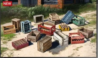 Miniart : Wooden Crates 