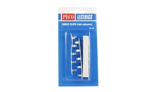 Peco : Cable Clips - self adhesive