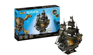 Puzzle 3D Pirates des Caraibes - Black Pearl avec LED
