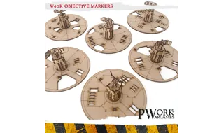 PWork Wargames : Objective Marklers & Radar Towers