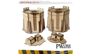 PWork Wargames : Undustrial Kit 01