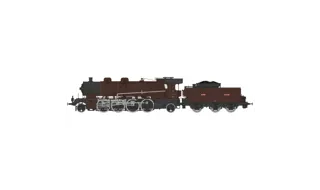 Ree Modeles : Locomotive à vapeur 141 A 4-1126 "Nord-Creil" Choco │ Continu