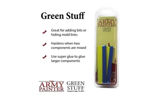 The Army Painter : Green Stuff (2pcs)