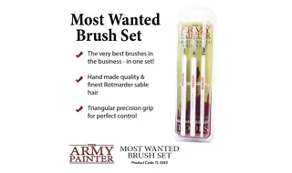 The Army Painter : Most Wanted Brush Set