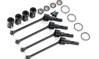 Traxxas : Driveshafts, steel constant-velocity (assembled), front or rear
