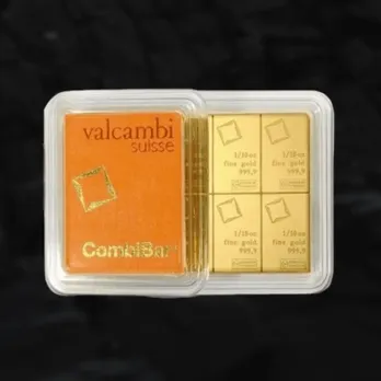 Lingot d'or 10 x 1/10 once Combibar - Valcambi