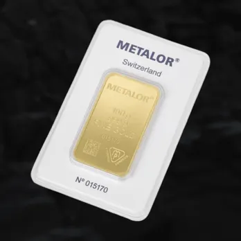 Lingot d'or 100 grammes - Metalor