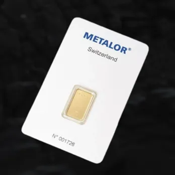 Lingot d'or 2 grammes - Metalor