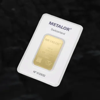 Lingot d'or 50 grammes - Metalor